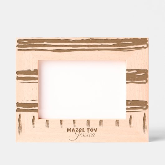 Bar Bat Mitzvah Tallit Gegraveerde Lijstjes (Voorkant)