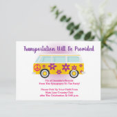 Bar Bat mitzvah Transport Mini carte de bus (Debout devant)