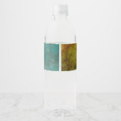 Bar Bat Mitzvah uit dit World H2O-flesetiket Waterfles Etiket (Achterkant)