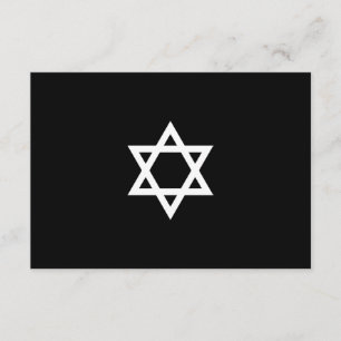 Bar/BBT Mitzvah RSVP-kaart RSVP Kaartje
