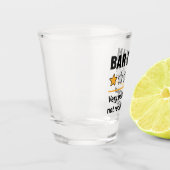 Bar Exam Funny 1 Star Zeer slecht zou niet aanrade Shot Glas (Links)