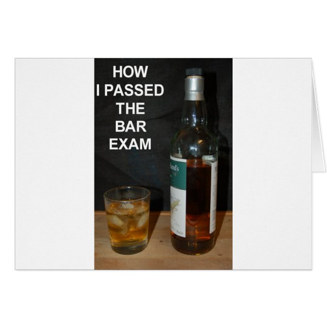 Bar-examen (Voorkant Horizontaal)