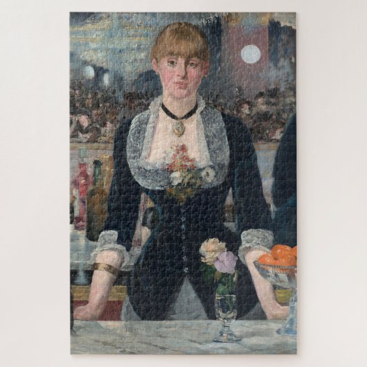Bar Folies-Bergere Manet Impressionist Painting Legpuzzel (Verticaal)