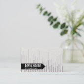 Bar Graph | Pijl Visitekaartje (Staand voorkant)