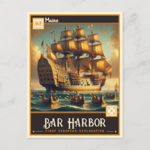 Bar Harbor, Maine Briefkaart