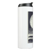 Bar Harbor Maine Lighthouse Moon Thermosbeker (Gedraaid links)