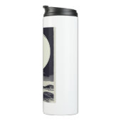 Bar Harbor Maine Lighthouse Moon Thermosbeker (Geroteerd rechts)