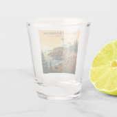 Bar Harbor Maine Shot Glas (Achterkant)