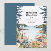 Bar Harbor Maine Trouwkaart Kaart (Voorkant / Achterkant)