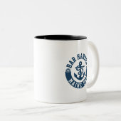 Bar Harbor Maine USA Tweekleurige Koffiemok (Voorkant rechts)