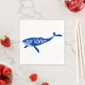 Bar Harbor Maine Walvis Servet (Insitu)