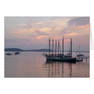 Bar Harbor schepen bij zonsopgang II