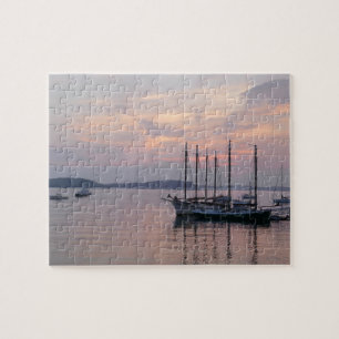 Bar Harbor schepen bij zonsopgang II Legpuzzel