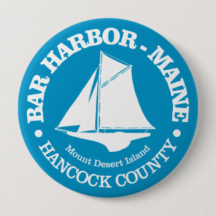 Bar Harbor (sloep) Ronde Button 4,0 Cm