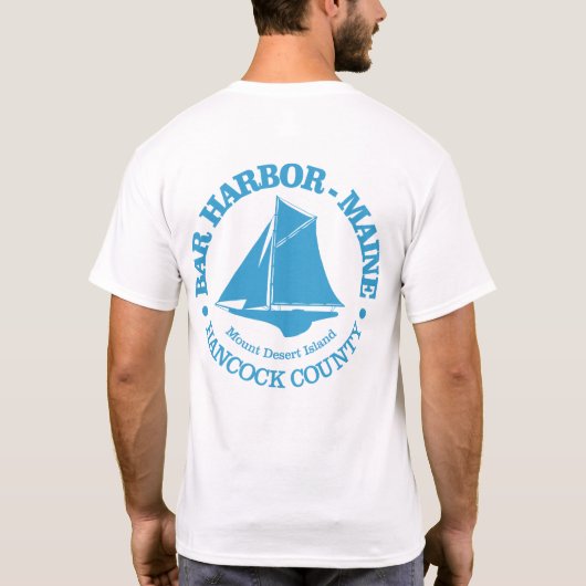 Bar Harbor (sloep) T-shirt (Achterkant)