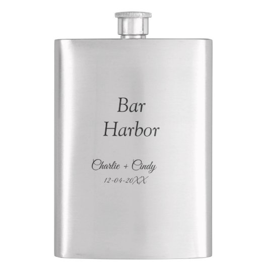 Bar Harbor vrijgezellenfeest bruidsmeisje bruiloft Flacon (Voorkant)