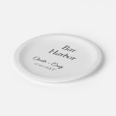 Bar Harbor vrijgezellenfeest bruidsmeisje bruiloft Papieren Bordje (Gekanteld)