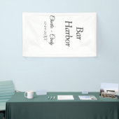 Bar Harbor vrijgezellenfeest bruidsmeisje bruiloft Spandoek (Beurs)