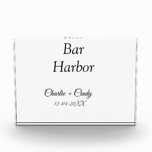 Bar Harbor vrijgezellenfeest bruidsmeisje trouw a Fotoblokken (Voorkant)