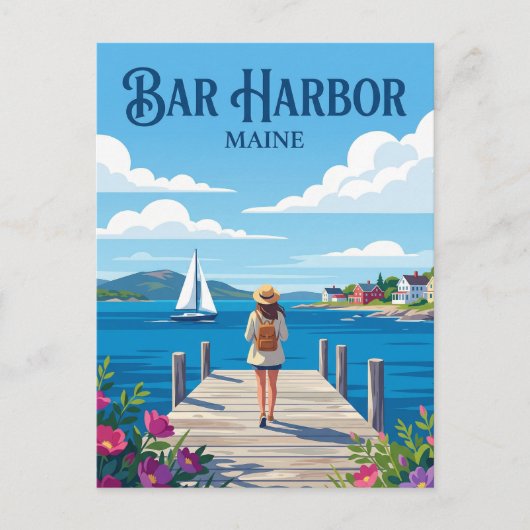 Bar Harbor VS Briefkaart (Voorkant)
