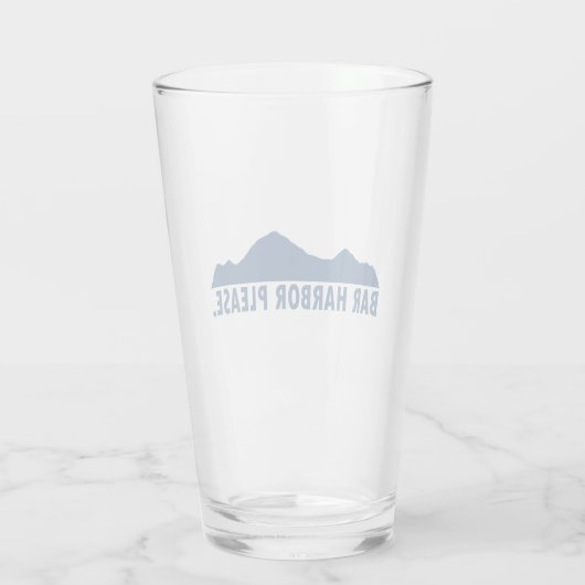 Bar Harbour alstublieft Glas (Achterkant)