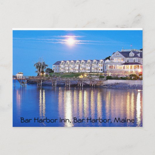 Bar Harbour Inn Briefkaart (Voorkant)