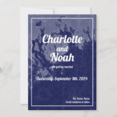 Bar Harbour Maine Carte Vintage Enregistrer la dat (Devant)