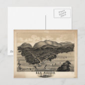 Bar Harbour, Maine in 1886 Briefkaart (Voorkant / Achterkant)