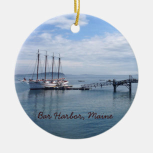 Bar Harbour, Maine Keramisch Ornament