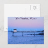 Bar Harbour, Maine Post Card Briefkaart (Voorkant / Achterkant)