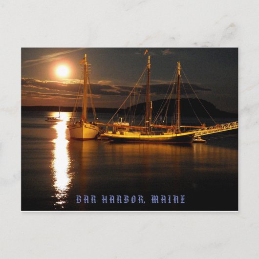 Bar Harbour Maine-postkaart Briefkaart (Voorkant)