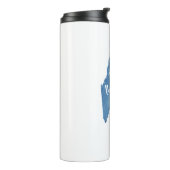 Bar Harbour Maine Wood Grain Thermosbeker (Gedraaid links)