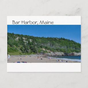 Bar Harbour - strand - 8 Briefkaart