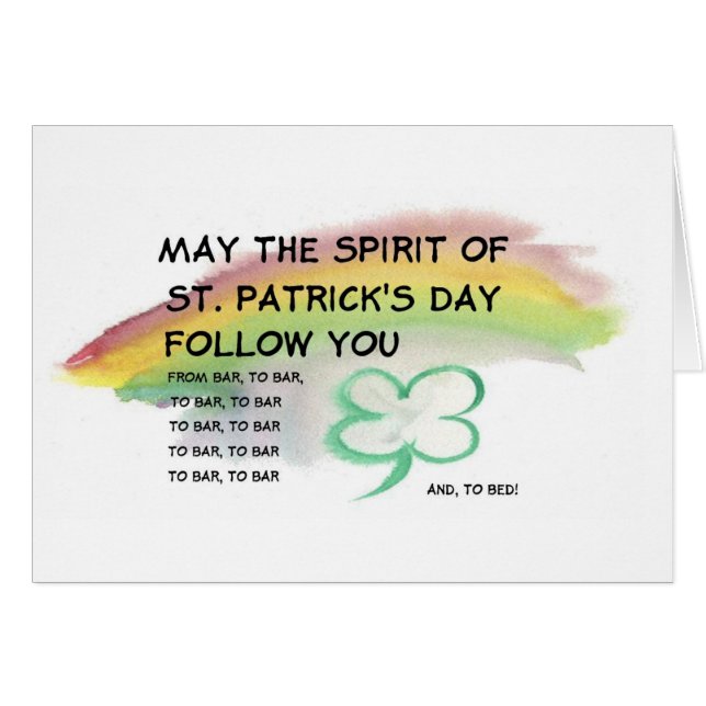 Bar Hopping Kaart door Brownielocks (Voorkant Horizontaal)