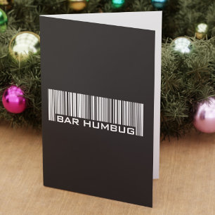 Bar Humbug - Alternatief Kerstcadeau Feestdagen Kaart