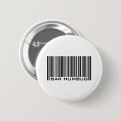 Bar Humbug - kerstcadeautje Ronde Button 5,7 Cm (Voorkant /achterkant)