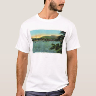 Bar Island Uitzicht van de Bar Harbour T-shirt