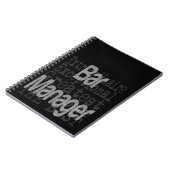 Bar Manager Extraordinaire Notitieboek (Linkerzijde)