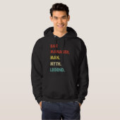 Bar Manager Man Myth Legend Hoodie (Voorkant volledig)