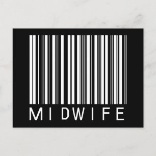 BAR MIDWIFE DARK BRIEFKAART