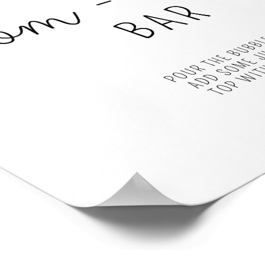 Bar Mim-osa vert / Bar Mim-osa Poster (Coin)