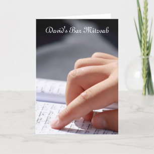 Bar mitswa/Knuppel Mitzvah Kaart