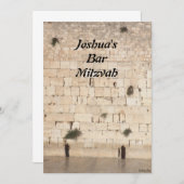 Bar Mitzvah/Bat Mitzvah Kaart (Voorkant / Achterkant)