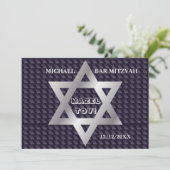 Bar Mitzvah Birthday Modern Pattern Kaart (Staand voorkant)