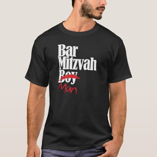 Bar Mitzvah Boy (Man) shirt (Voorkant)