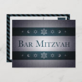 Bar Mitzvah Briefkaart (Voorkant / Achterkant)