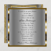 Bar Mitzvah cérémonie Invitation (Devant / Derrière)