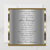 Bar Mitzvah cérémonie Invitation (Devant)