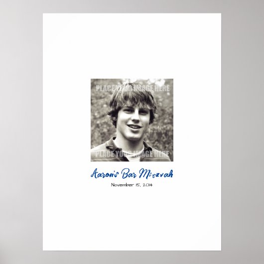 Bar Mitzvah Connexion Party Board Poster (Devant)