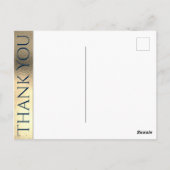 Bar Mitzvah Dank u Briefkaart (Achterkant)